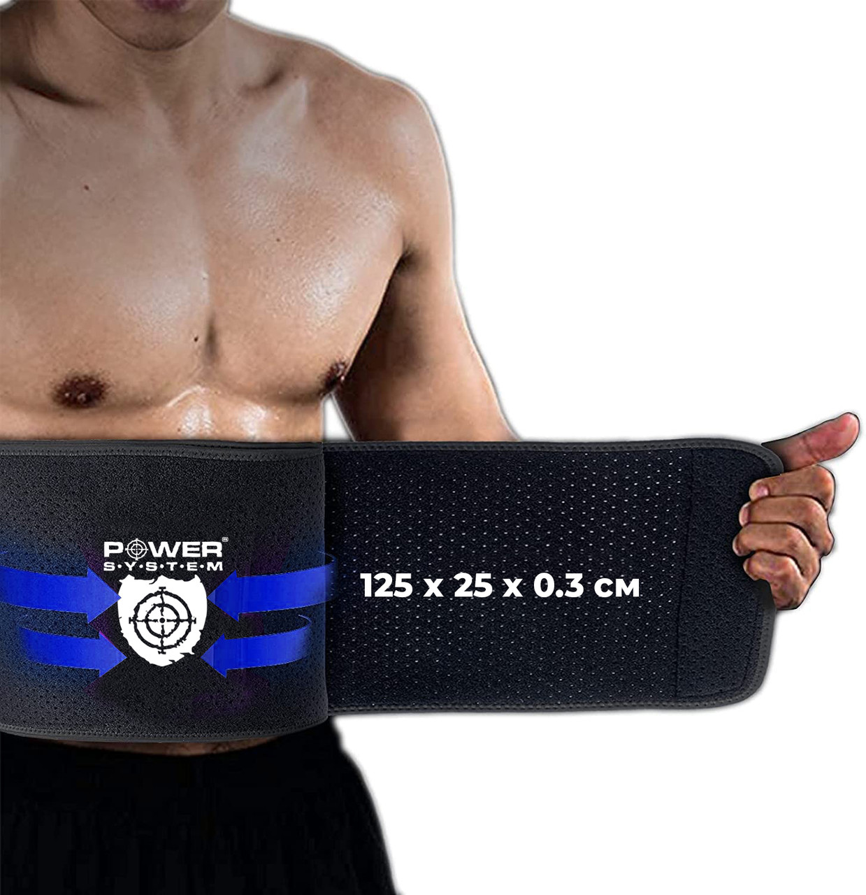 Пояс для схуднення Power System SlimmingBelt Wt Pro PS-4001 L (100*25)