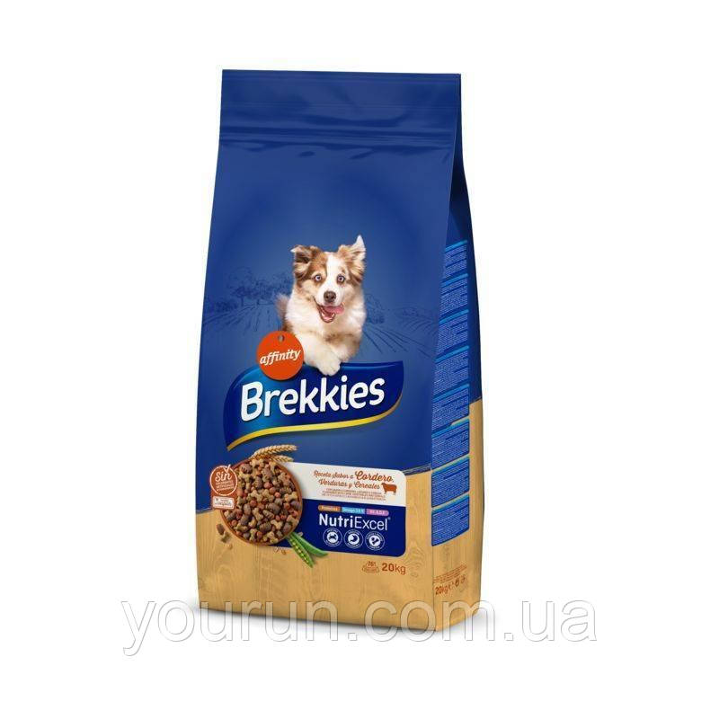 Brekkies (Бреккис) Dog Lamb - ягня рис корм для дорослих собак всіх порід 20кг.