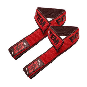 Кистьові ремені Power System PS-3401 Lifting Straps Duplex Black/Red