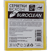 Серветки для прибирання BUROCLEAN 3шт віскоза 30х38 10200102 (100)