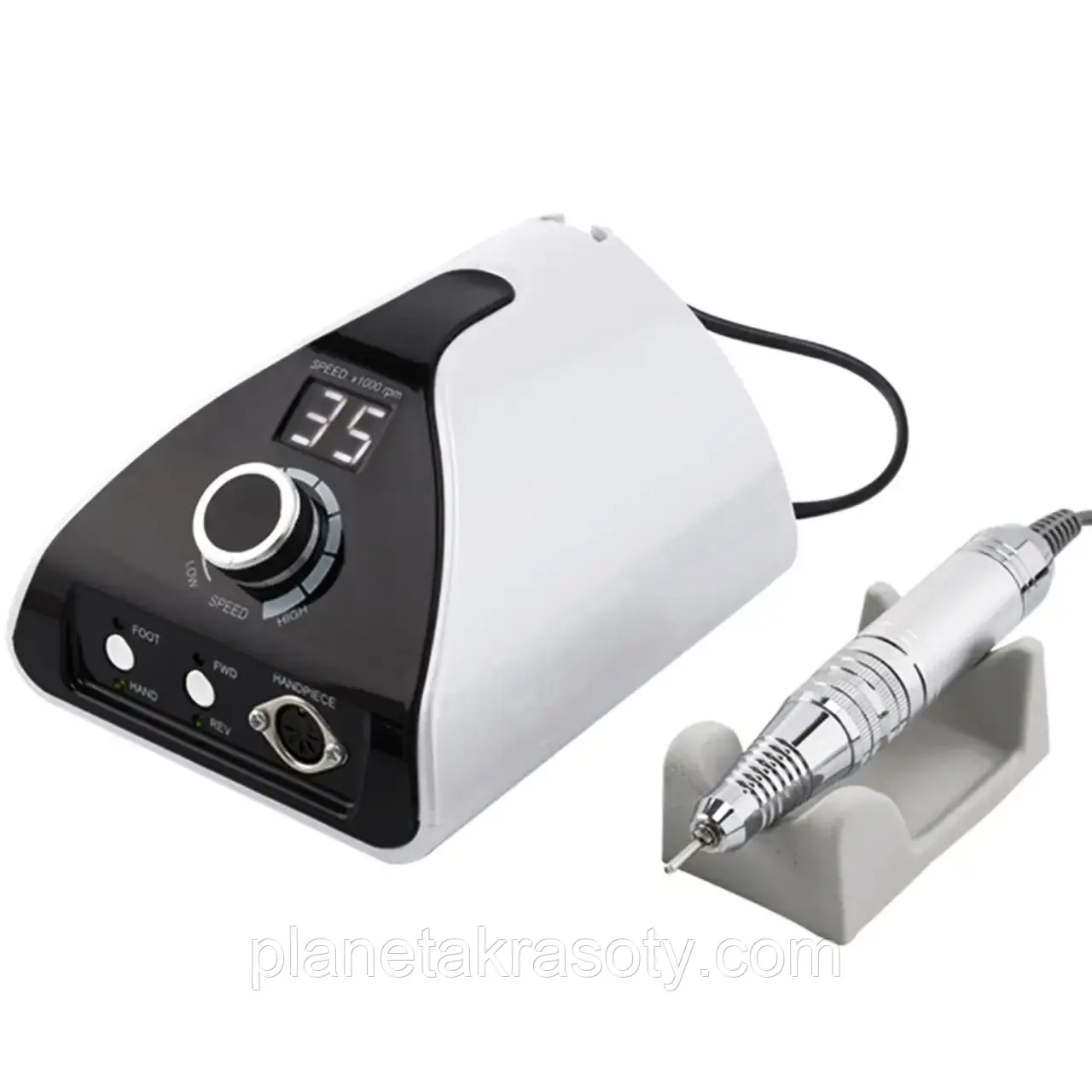 Фрезер Nail Drill Pro ZS-711 на 65 Вт і 45000 об./хв для манікюру та педикюру (white), фото 1