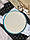 Тарілка кругла з бортиком 29 см., «Капучино blue», фото 2
