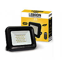 Светодиодный прожектор 30W Lebron LED LF 6200K 2400Lm угол 120 °