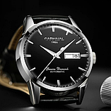 Найкращий красивий механічний годинник — японський механізм на шкіряному ремінці, фото 2