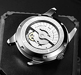 Найкращий красивий механічний годинник — японський механізм на шкіряному ремінці, фото 7