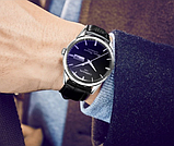 Найкращий красивий механічний годинник — японський механізм на шкіряному ремінці, фото 6