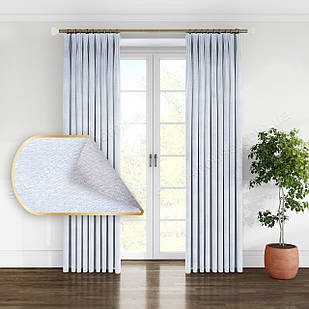 Ціна за 3.2 м! Штори мікровелюр двухсторонні турецькі Колір: Білий