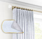 Ціна за 3.2 м! Штори мікровелюр двухсторонні турецькі Колір: Білий, фото 2