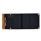 Сонячна батарея для заряджання телефону портативна сонячна панель Solar 21, фото 3