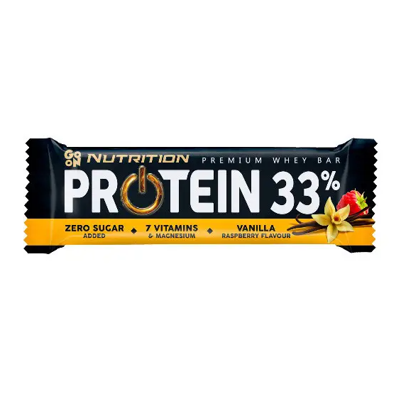 Протеїновий батончик Go On Nutrition Protein Bar 33% 50 г Ваніль - Малина