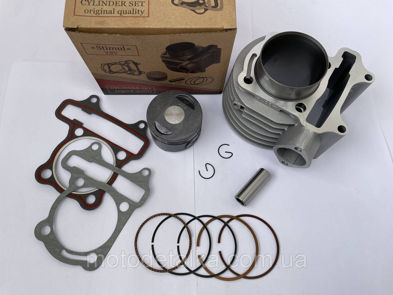 Поршнева GY6 150 57.4 mm "MSU" ТАЙВАНЬ