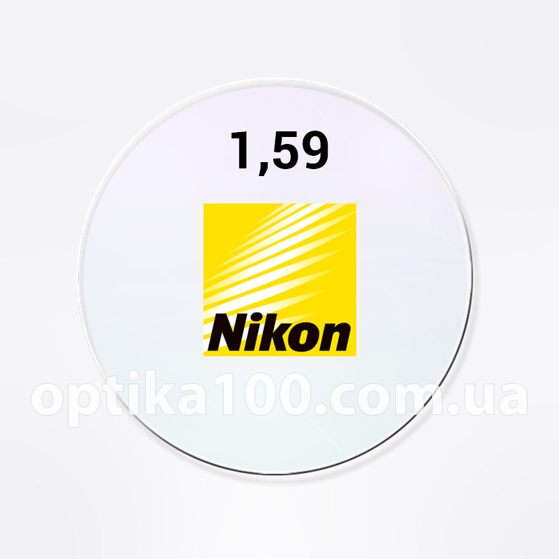 Полікарбонатна японська лінза Nikon Moving 1.59 HCC. Ударостійка витончена