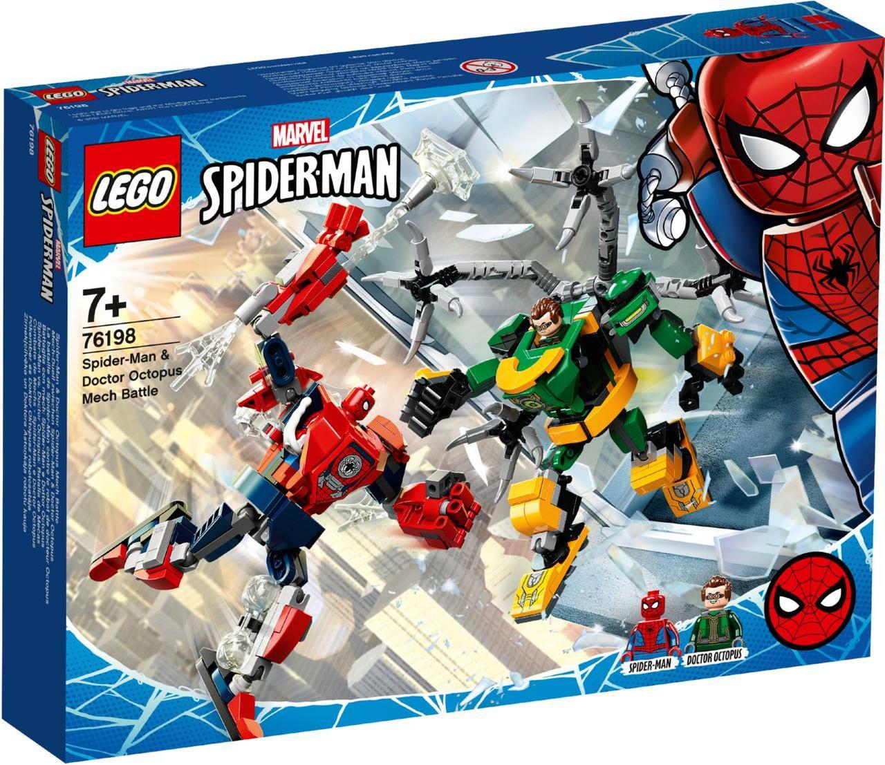LEGO Super Heroes Битва роботів Людина-Павук проти Доктора Восьминога 305 деталей (76198)