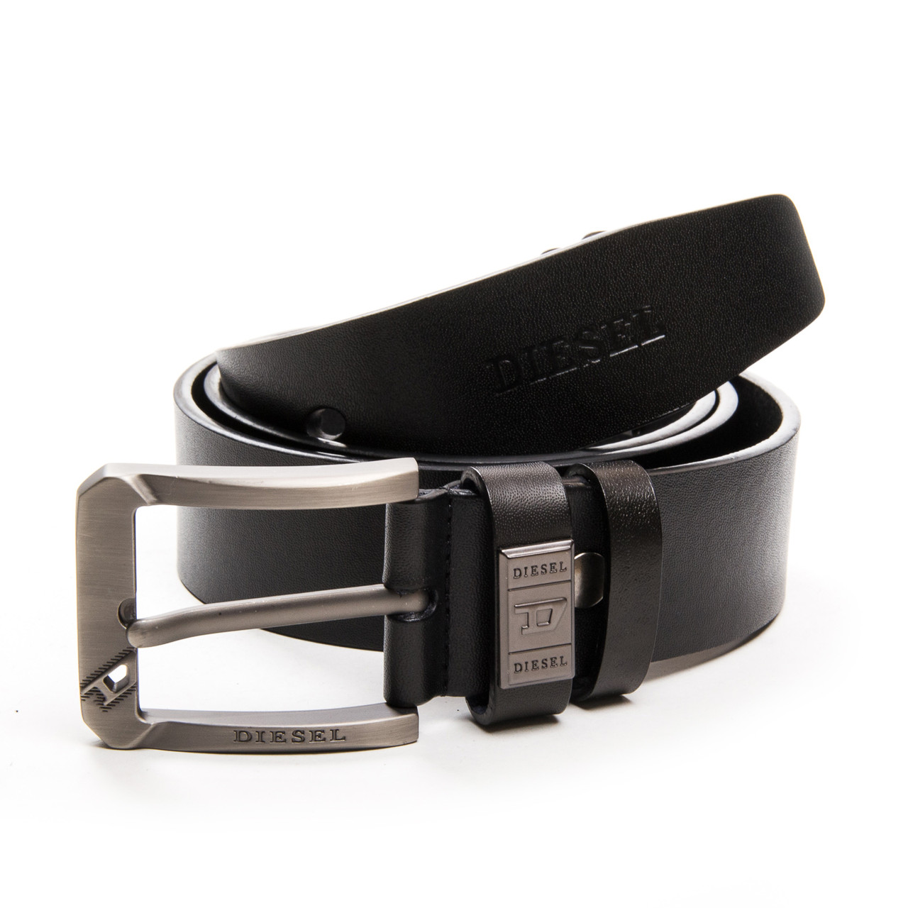 Ремінь чоловічий шкіряний DS-40-3040 black, фото 1