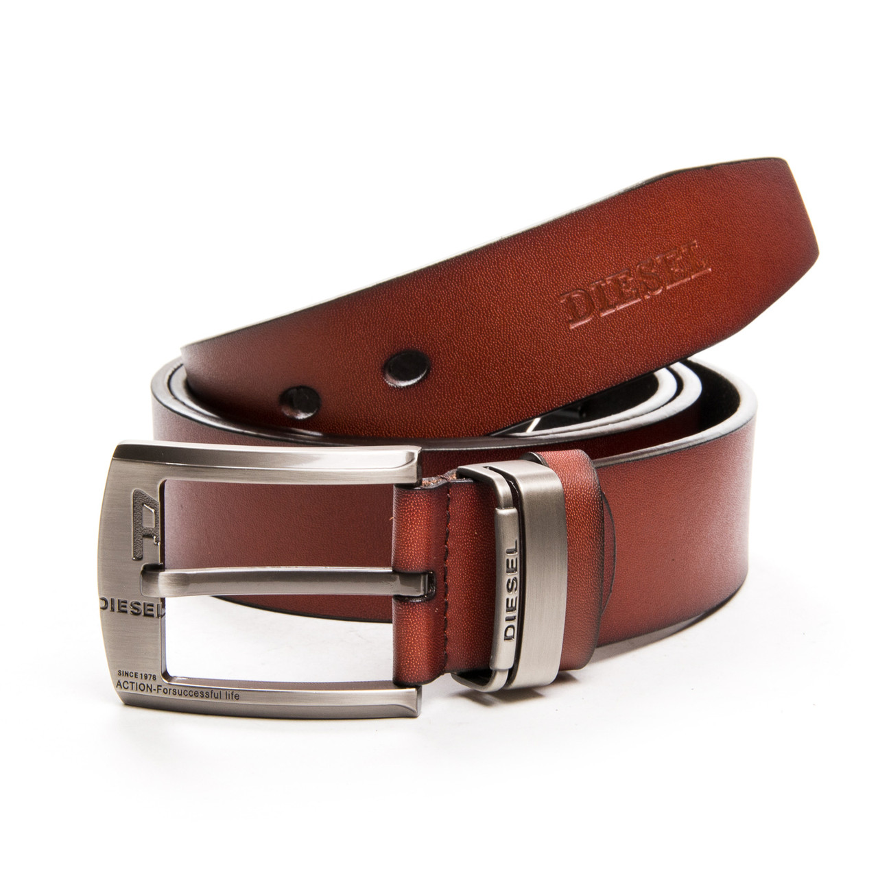 Ремінь чоловічий шкіряний DS-ZK82066 light-brown