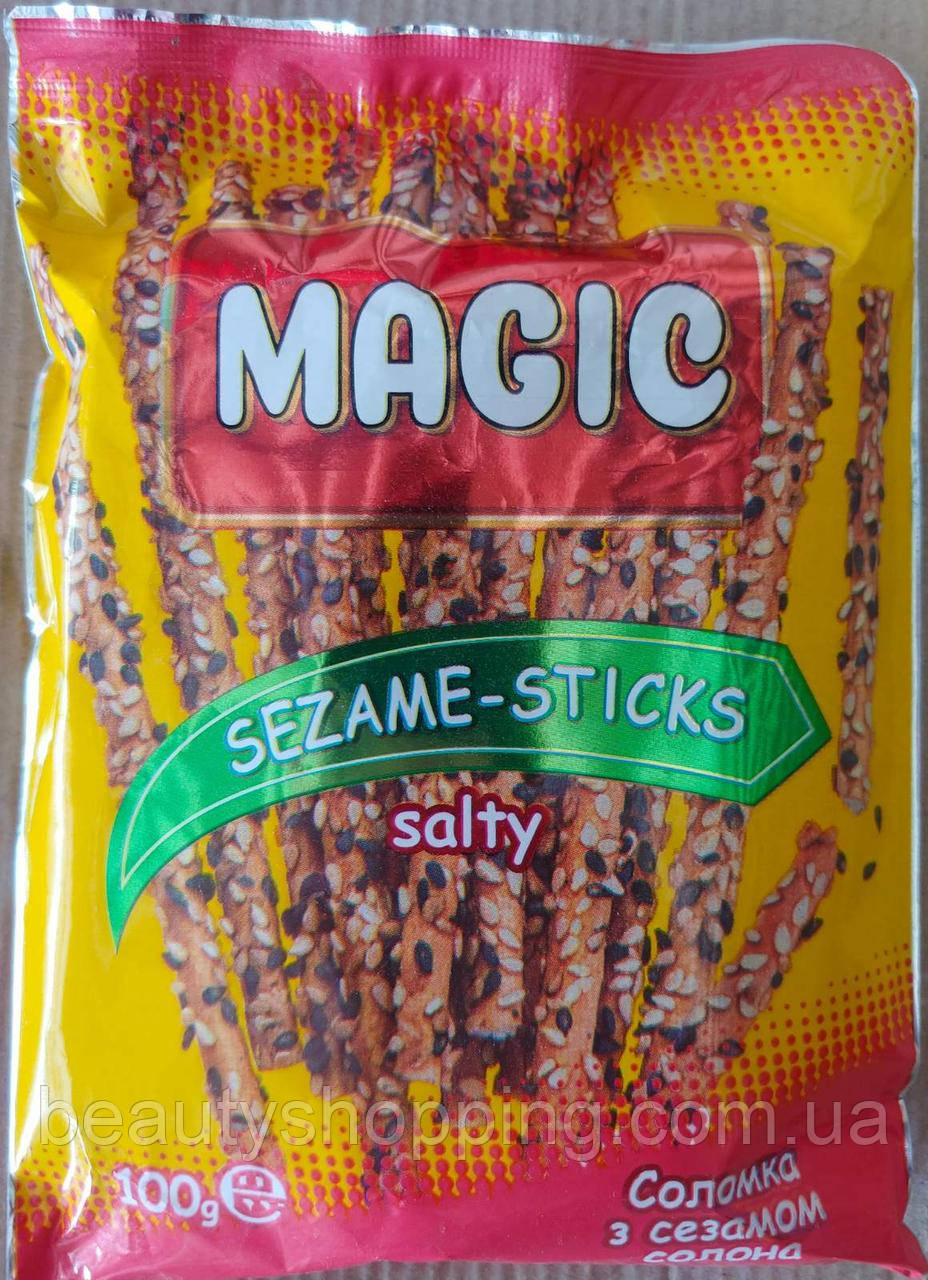 Соломка солона з кунжутом Sezame sticks 100 гр