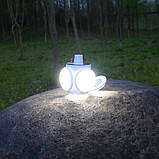 Ліхтар-лампа розкладний RIAS JG-2029 LED на сонячній батареї 1300 mAh (3_01240), фото 5