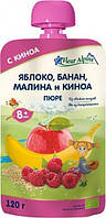 Fleur Alpine Organic Пюре (срок 17.05.24) Яблоко-банан-малина с киноа 8м+ (120 г)