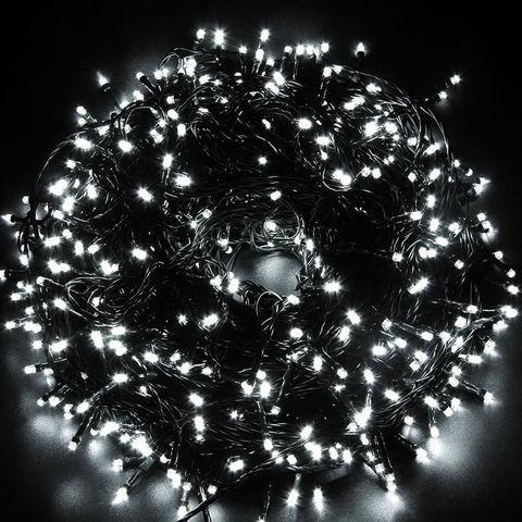 Світлодіодна новорічна гірлянда W-4 "Нить" 200 LED Біла (3_01307)
