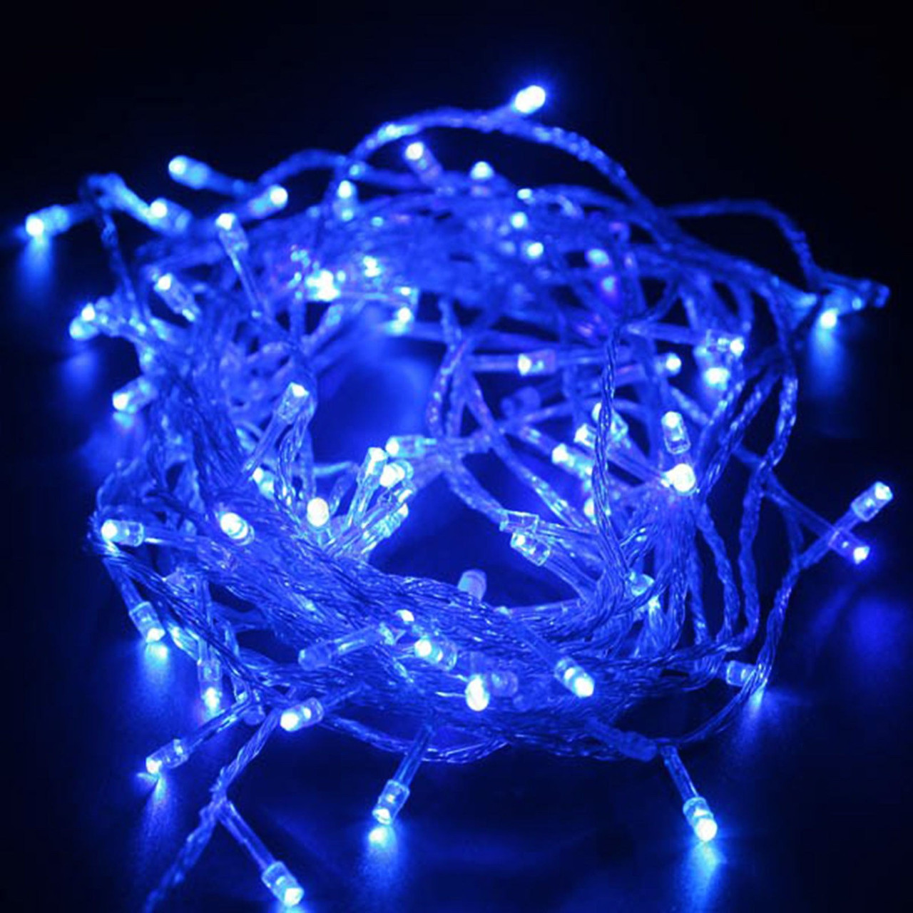 Новорічна гірлянда 300 B-2 синя 300Led (3_01322)