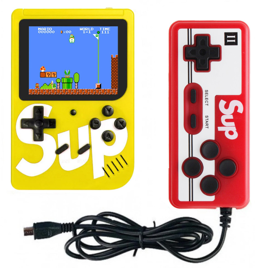 Ігрова приставка консоль Sup Game Box 400 ігор з джойстиком Yellow (3_01364), фото 1