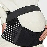 Бандаж для беременных Support XL с резинкой через спину для поддержки Черный (3_00558)