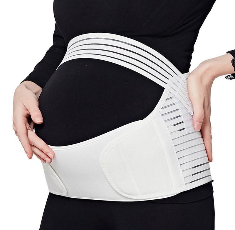 Бандаж для вагітних Support XL для підтримки живота Білий (3_00559)