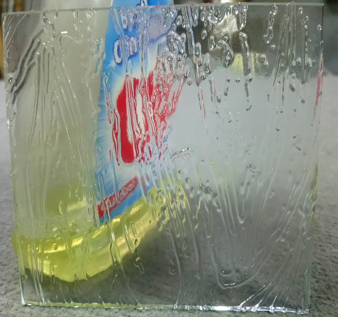 Скло візерунчасте Сігма безбарвне з прирізкою в розмір