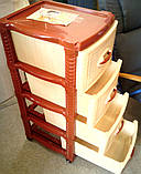 Комод пластиковий "Консенсус", салатний, фото 3