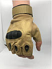 Рукавиці військові штурмові безпалі Combat, похідні, армійські, захисні, мисливські,, фото 3