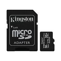 MicroSDHC 32GB UHS-I Class 10 Kingston Canvas Select Plus R100MB/s + SD-адаптер