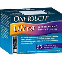 One Touch Ultra, тест-смужки, для глюкометра, №50