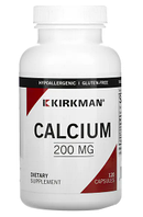 Kirkman Labs, Calcium, Кальций Био-Макс, 200 мг, 120 капсул