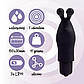 Вібратор на палець FeelzToys Magic Finger Vibrator Black, 10х3 см., фото 4