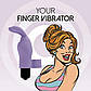 Вібратор на палець FeelzToys Magic Finger Vibrator Purple, 10х3 см., фото 4