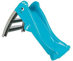 Водна гірка "Дельфин" 06-227 (1) Блакитна, довжина спуска 110см