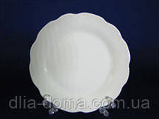 Тарілка для других страв No 7 біла 180 мм, фото 1