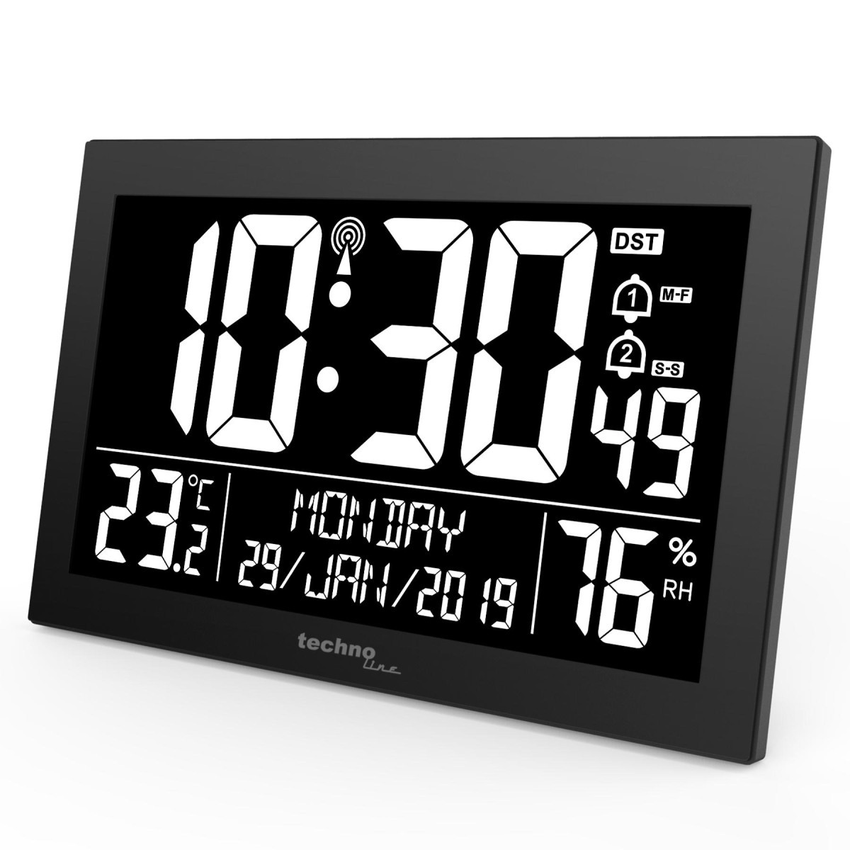 Годинник настінний Technoline WS8017 Black (WS8017) артикул 4399523