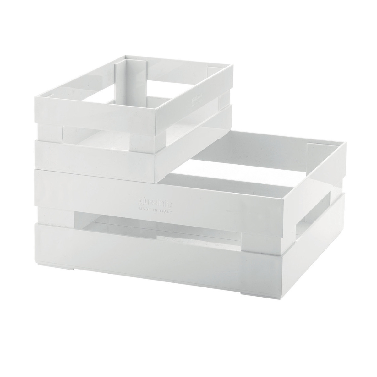 Набір скриньок для зберігання Guzzini Tidy & Store 16950011 2 предмета білі артикул 4069913