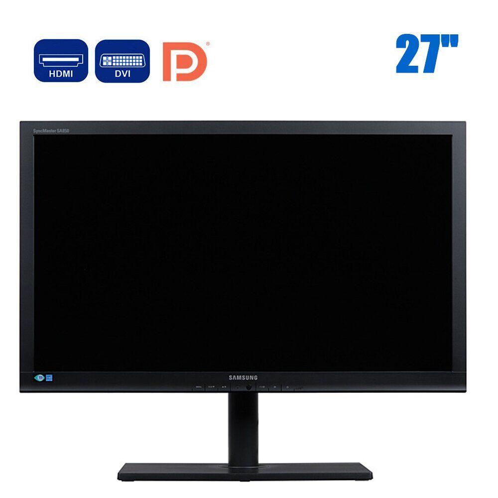 Монітор Б-клас Samsung S27D850 / 27" (2560x1440) PLS / DVI, HDMI, DisplayPort, USB 2.0 / VESA 100