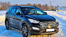 Дефлектори вікон (вітровики) Hyundai Santa Fe (III) 2012