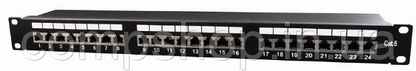 Патч-панель Cablexpert NPP-C624-002 Cat 6, 24 порти, FTP  (код 115270)