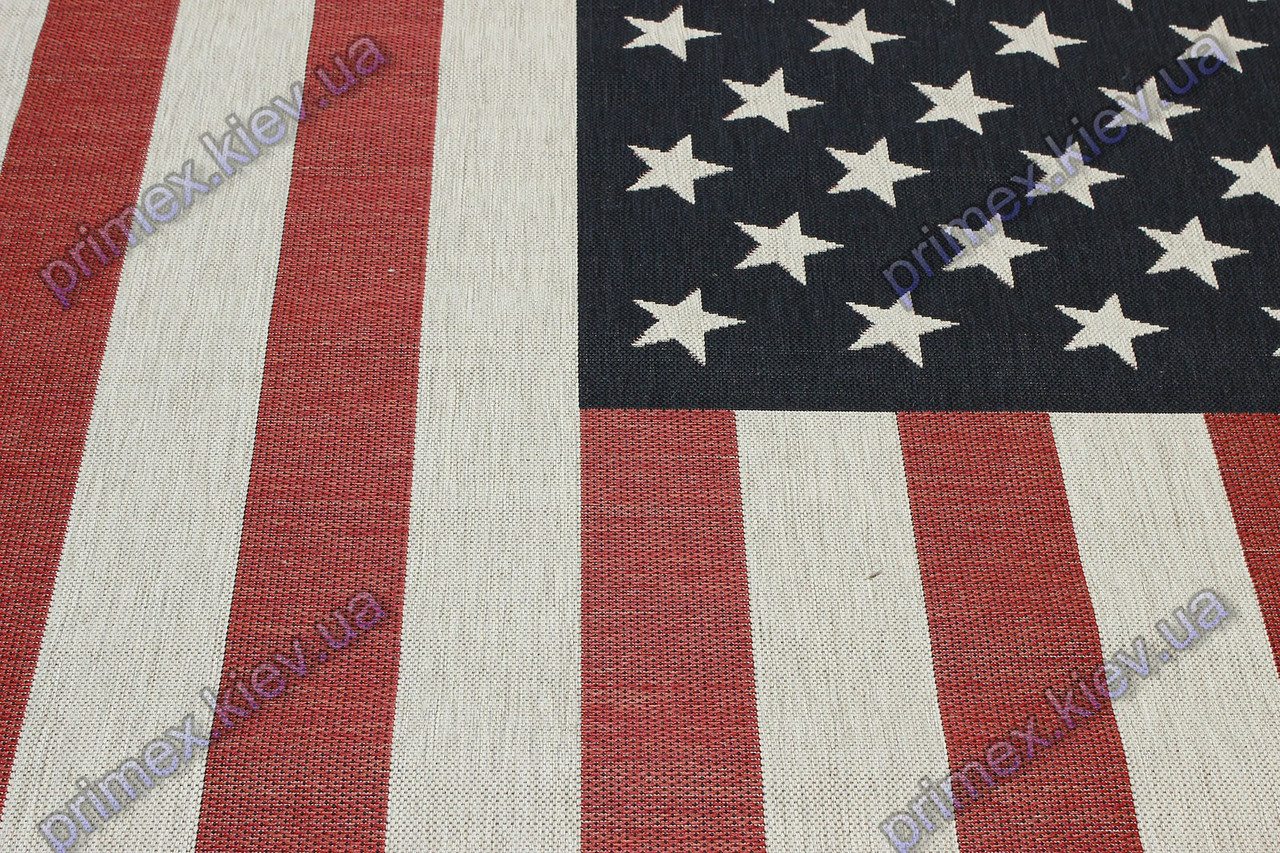 Безворсовый ковер-рогожка "Американский флаг" - фото 3 - id-p263152088
