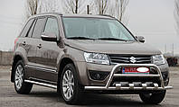 Кенгурятник + УС SHARK для Suzuki Grand Vitara 2012-2014 защита бампера дуги пороги