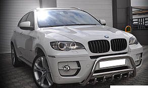 Кенгурятник 42 мм для BMW X6 2006+ Захист заднього бампера дуги пороги