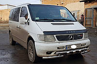 Кенгурятник УС SHARK двойной для Mercedes Vito 1997-03, 03-09, 10-14, 14+ защита заднего бампера дуги пороги