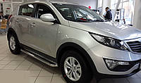 Боковая защита пороги площадка Kia Sportage 2010-2015 кенгурятник защита задняя дуги пороги