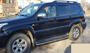 Бічний захист пороги труби Toyota Land Cruiser Prado 120 2002-2009 кенгурятник захист бампера дуги пороги