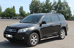 Бічний захист пороги труби Toyota RAV4 2005-2012 кенгурятник захист бампера дуги пороги