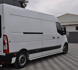 Бічний захист пороги труби для Opel Movano 2010+, 1998-2010 кенгурятник захист заднього бампера дуги пороги